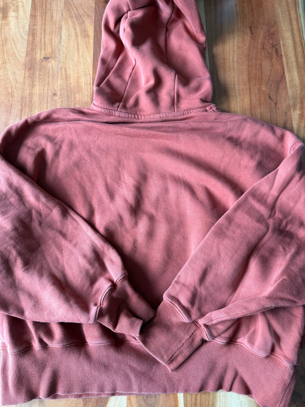 Nike Rust Red Pullover Hoodie - Picture 5 of 7